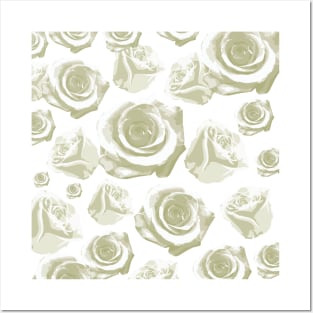 White Roses Posters and Art